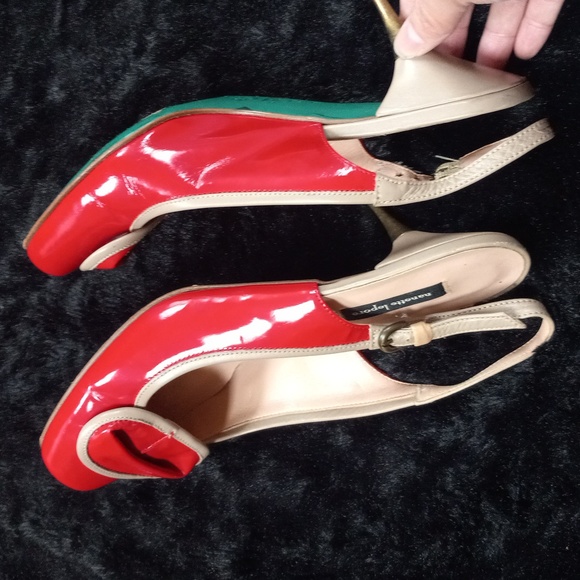 Nanette Lepore red kitten heel - Picture 7 of 8